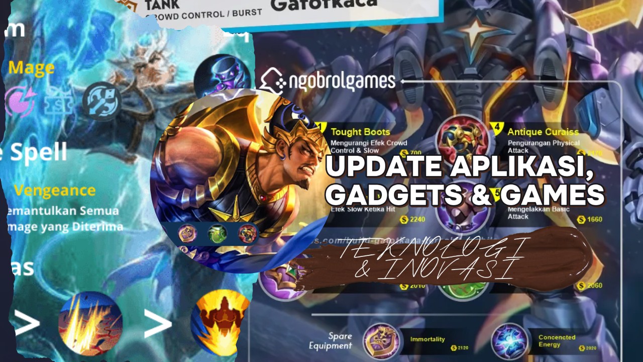 Build Gatotkaca Mobile Legends Tersakit untuk Tahan Serangan