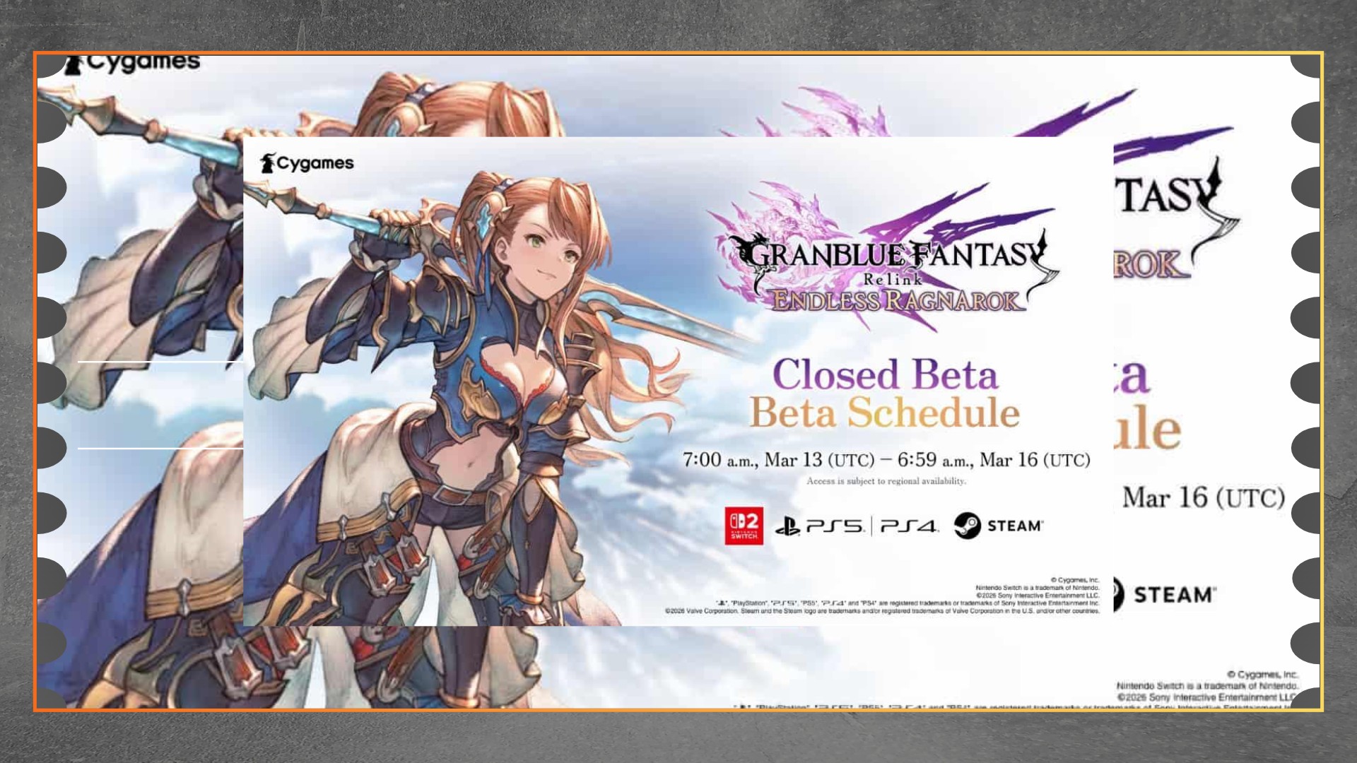 Preview CBT Granblue Relink Endless Ragnarok