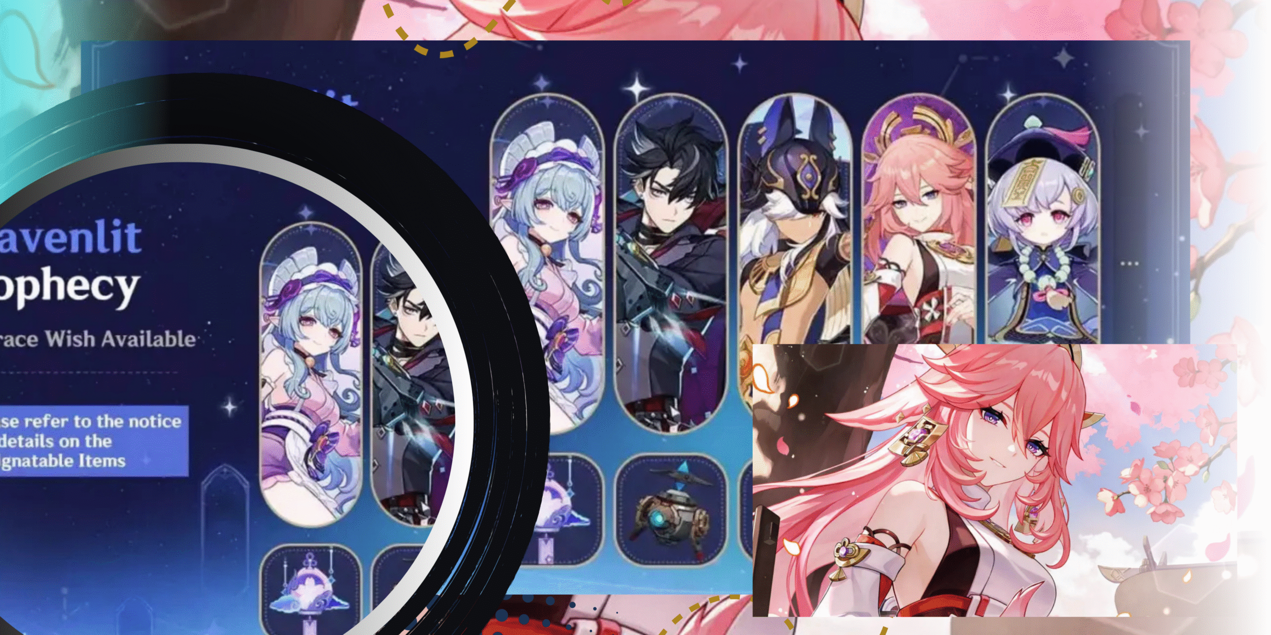 Banner Heavenlit Prophecy 6.7, Karakter Terbaik untuk Pull