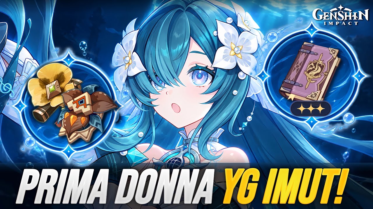 Build Vodyanitsa Genshin Impact Weapon, Artifact, Tim