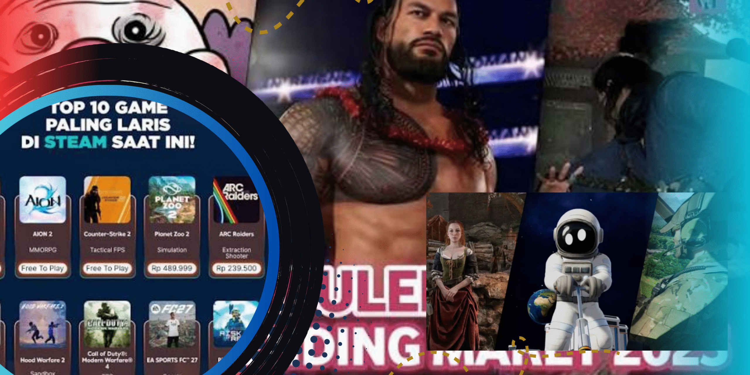 10 Game Steam Trending yang Populer Hari Ini