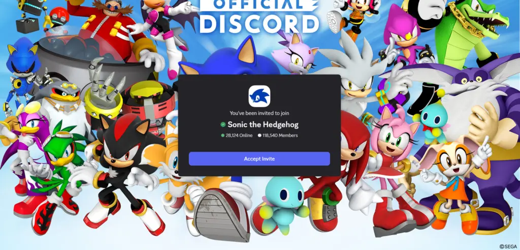 Discord Sonic Resmi SEGA Dibuka, Langsung Banjir Meme